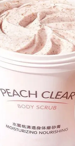 PEACH CLEAR BODY SCRUB